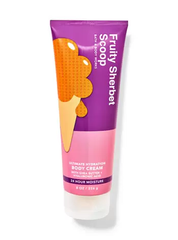 CREMA CORPORAL CUCHARADA DE SORBETE DE FRUTAS
