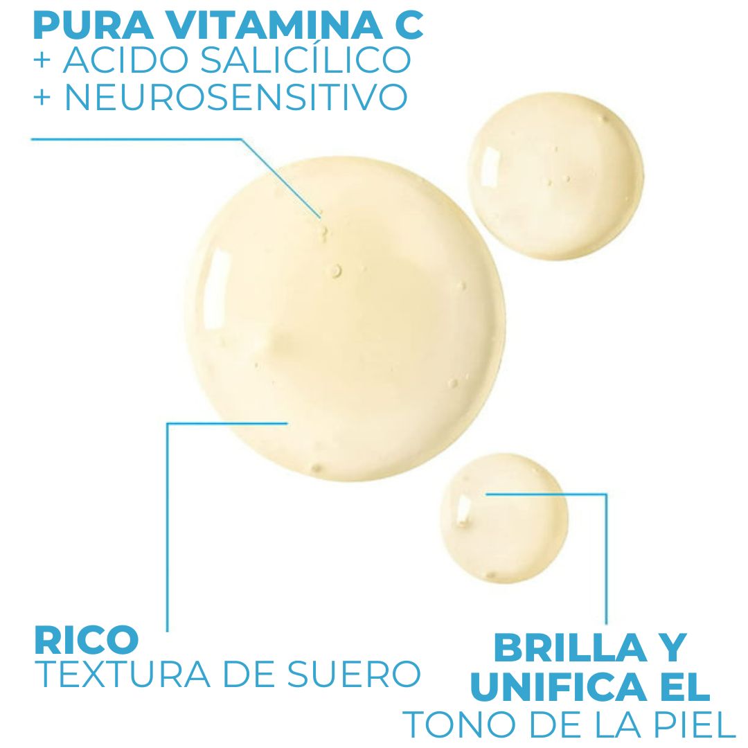 LA ROCHE-POSAY SUERO FACIAL, PURA VITAMINA C 30ML
