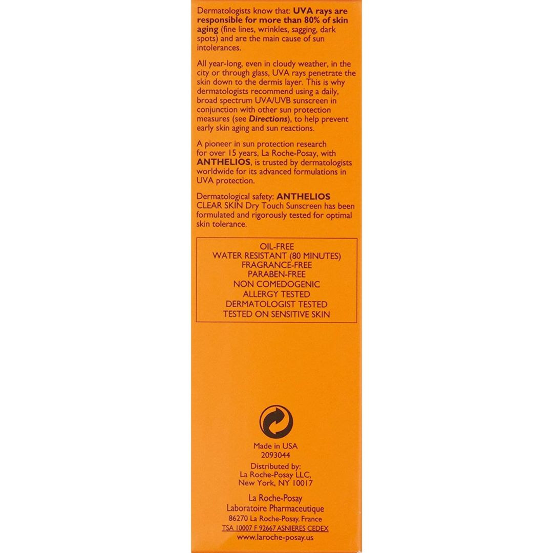 LA ROCHE-POSAY PROTECTOR SOLAR FACIAL SIN ACEITE SPF 60 90ML
