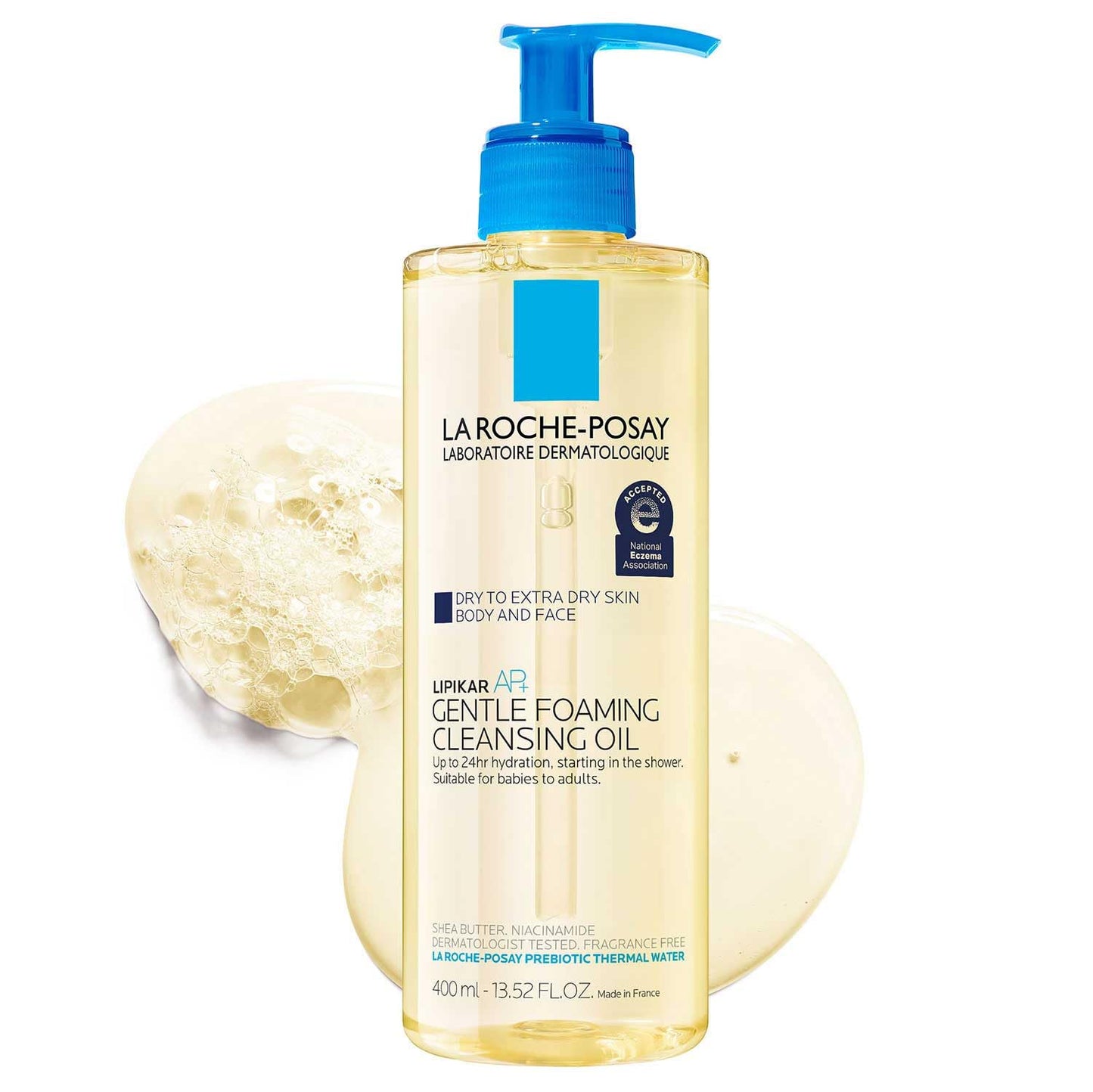 LA ROCHE-POSAY LIPIKAR AP+ ACEITE LIMPIADOR DE ESPUMA SUAVE 400ML