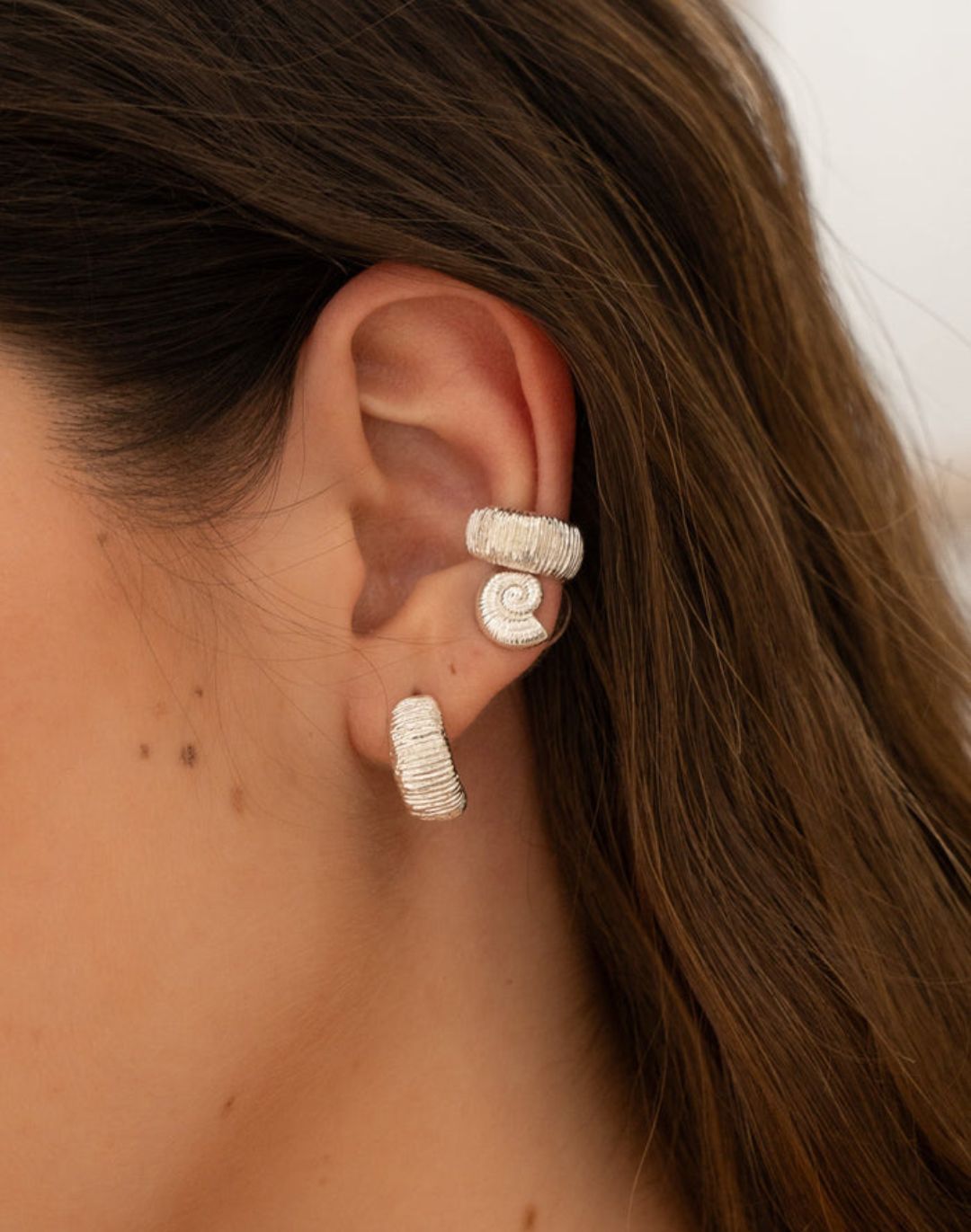 SET DE 3 ARETES CORAL