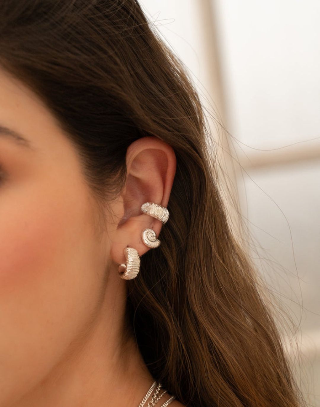 SET DE 3 ARETES CORAL