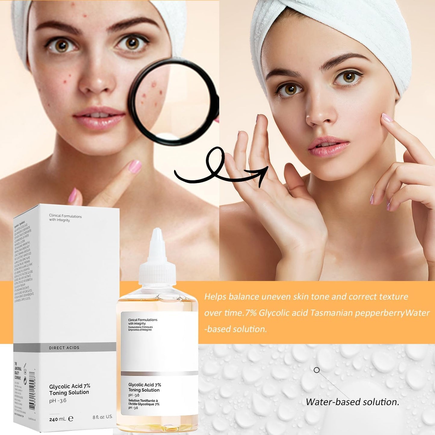 THE ORDINARY ÁCIDO GLUCÓLICO 7% SOLUCIÓN TONIFICANTE 240 ml