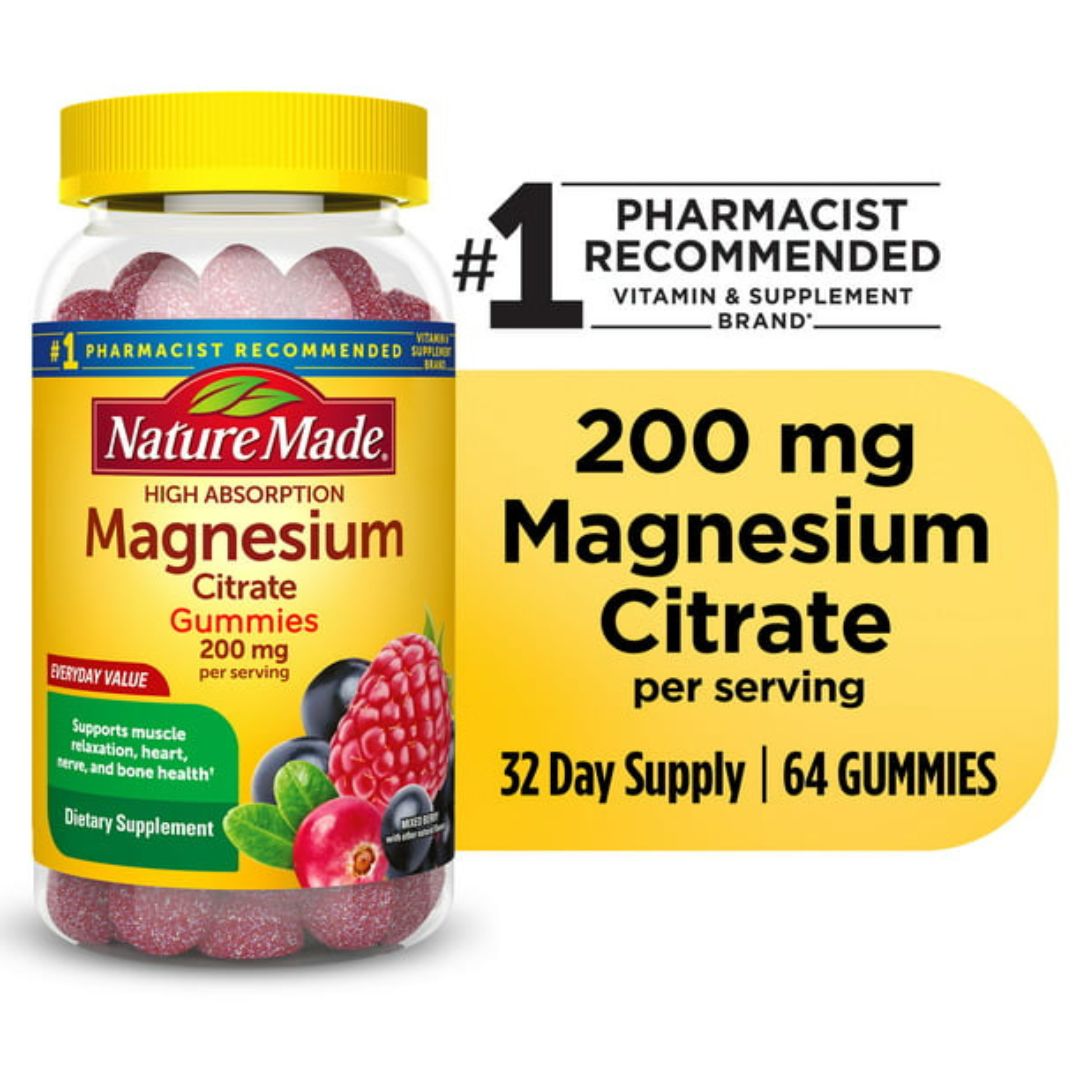 CITRATO DE MAGNESIO GOMITAS 200MG NATURE MADE