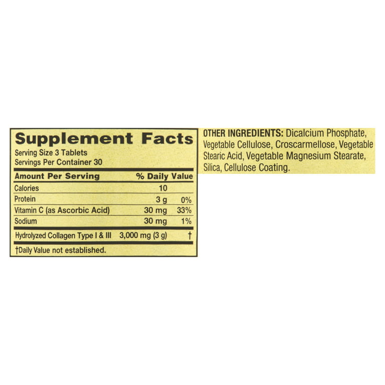 COLÁGENO SPRING VALLEY 1.000mg 90 TABLETAS