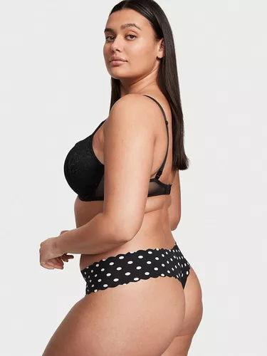 PANTI INVISIBLE TIPO TANGA EN V ONDULADA CON ESTAMPADO LUNARES VICTORIA SECRET'S