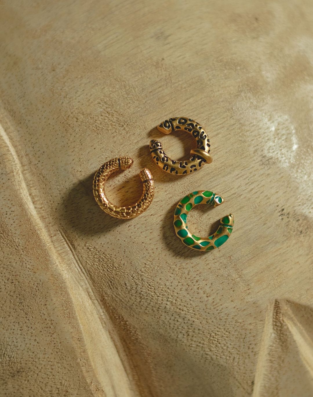 SET DE 3 EARCUFF PIELES
