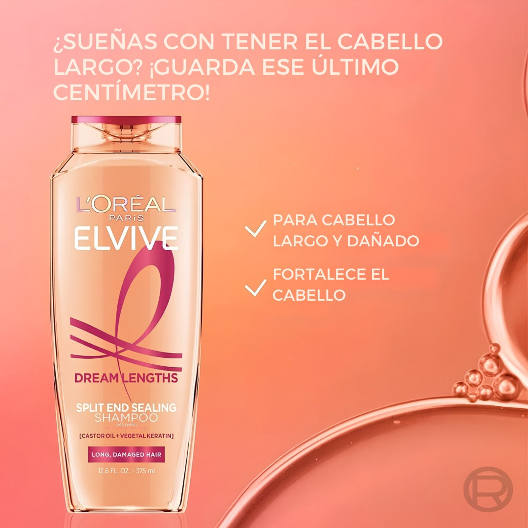 L'ORÉAL PARIS | ELVIVE CHAMPÚ REPARADOR DREAM LENGTHS