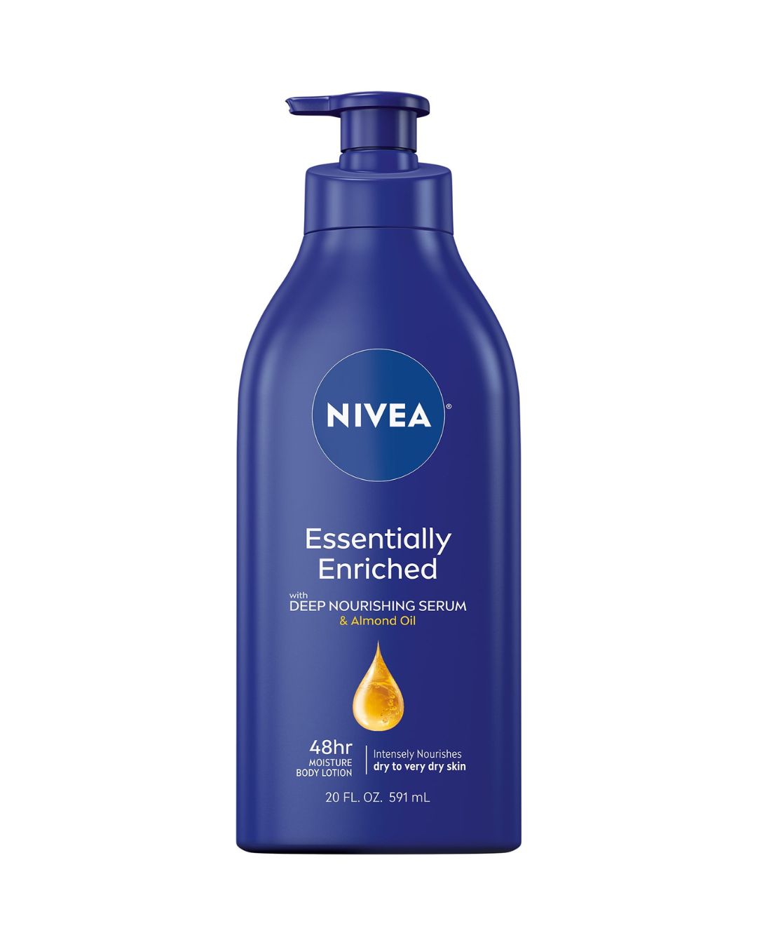 CREMA NIVEA 48 HORAS DE HIDRATACION CON ACEITE DE ALMENDRAS 591ML