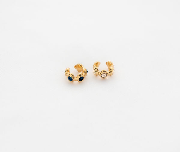 SET DE 2 EARCUFF CON CRISTALES