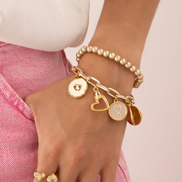 PULSERA DIJES VARIOS AMOR SIGNIFICA MAMÁ + CAJA ESPECIAL