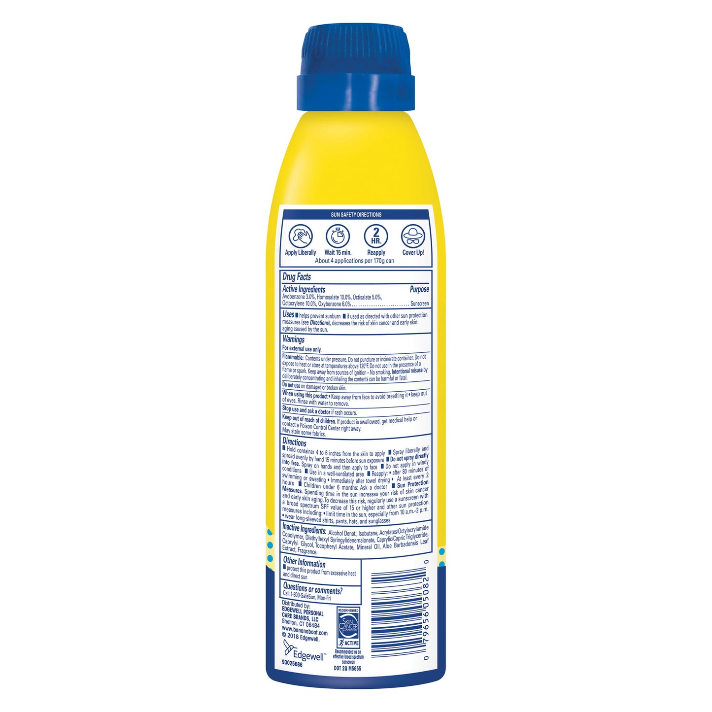 PROTECTOR SOLAR PARA NIÑOS BANANA BOAT SPORT 100 SPF SPRAY6 OZ +99%