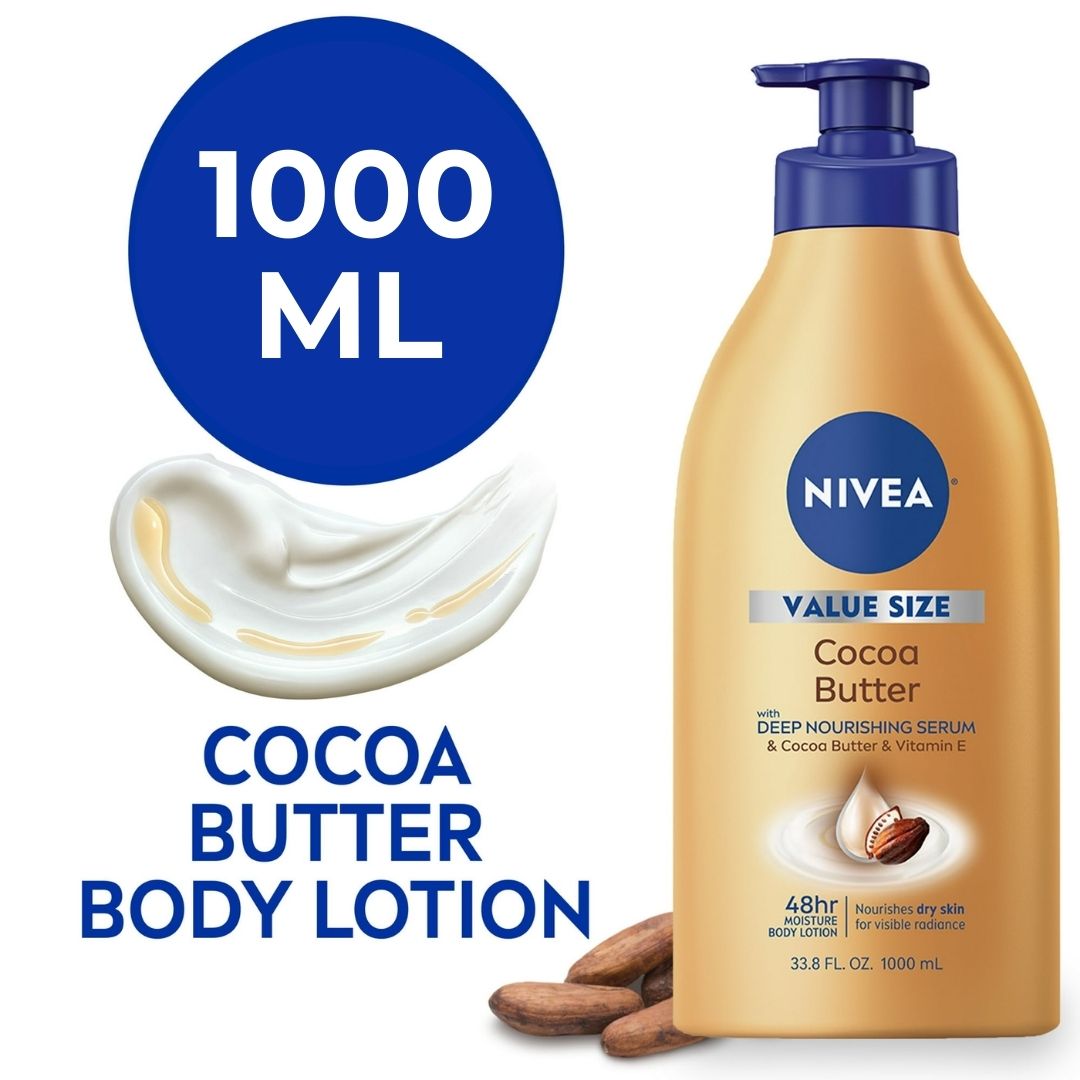 CREMA NIVEA 48 HORAS DE HIDRATACION COCOA BUTTER 1.000ML