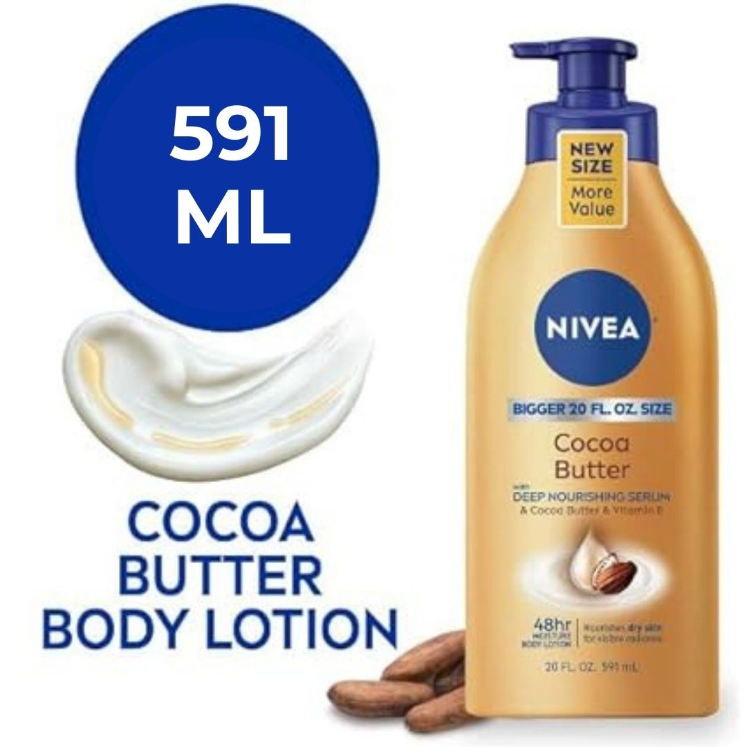 CREMA NIVEA 48 HORAS DE HIDRATACION COCOA BUTTER 591ML
