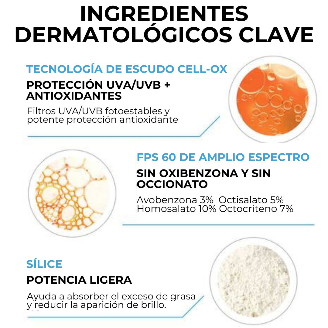 LA ROCHE-POSAY PROTECTOR SOLAR FACIAL FLUIDO ULTRALIGERO ANTHELIOS SPF60