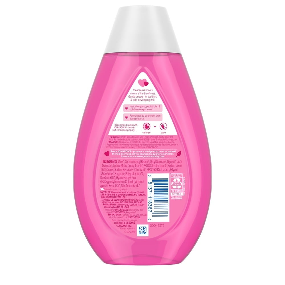 JOHNSON`S SHAMPOO PARA UN CABELLO BRILLANTE Y SUAVE 400ML