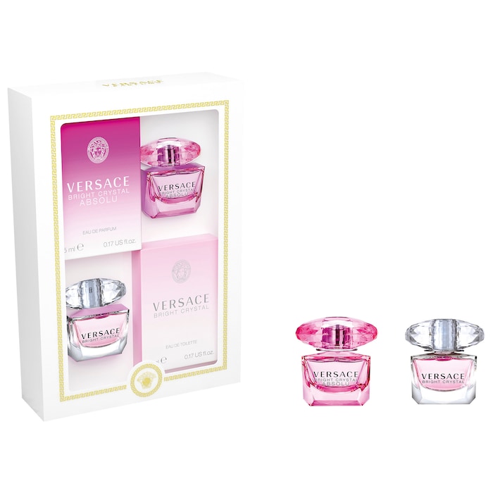 VERSACE JUEGO MINI BRIGHT CRYSTAL Y BRYGHT CRYSTAL ABSOLU