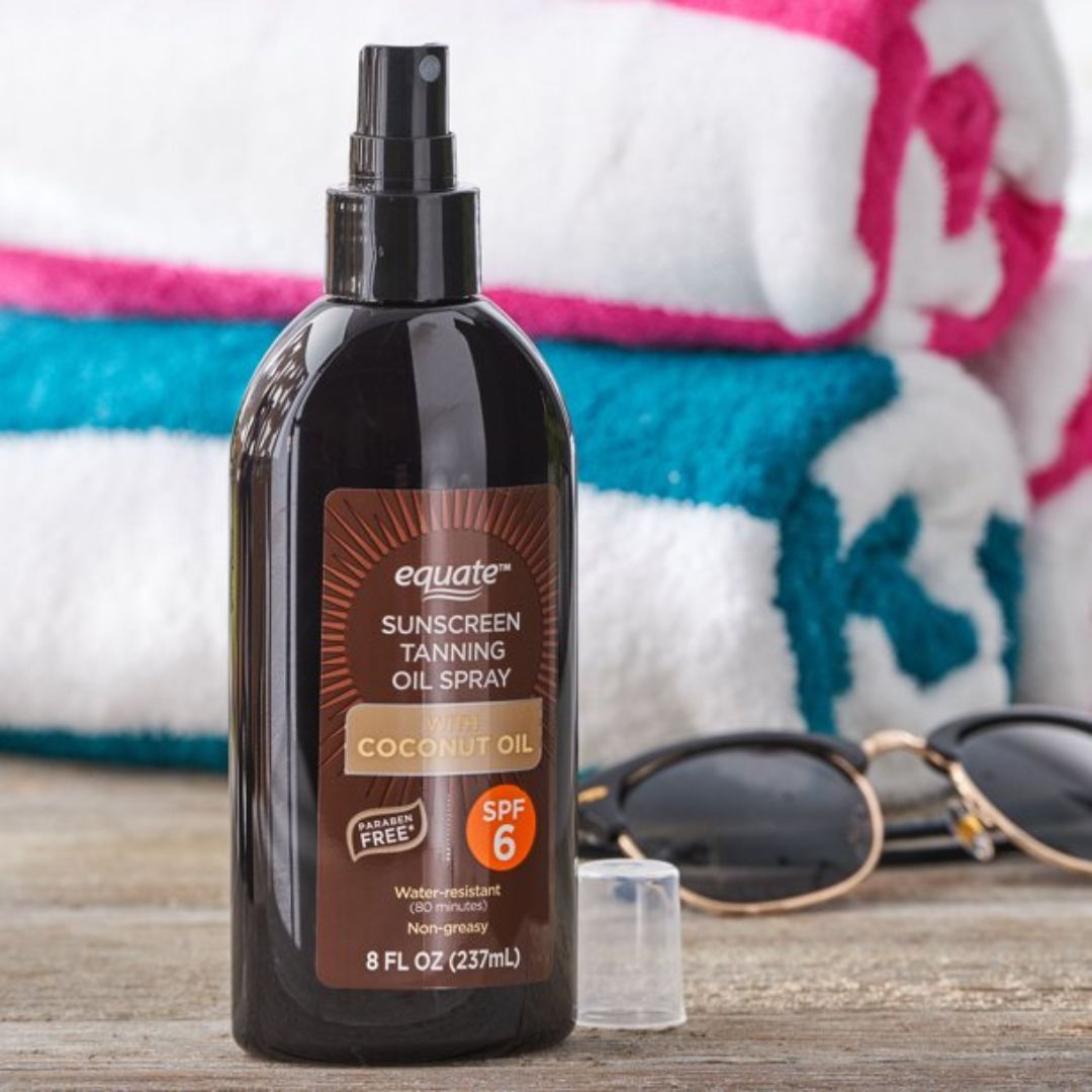 BRONCEADOR Y PROTECTOR SOLAR EN SPRAY CON ACEITE DE COCO SPF 6, 237ml