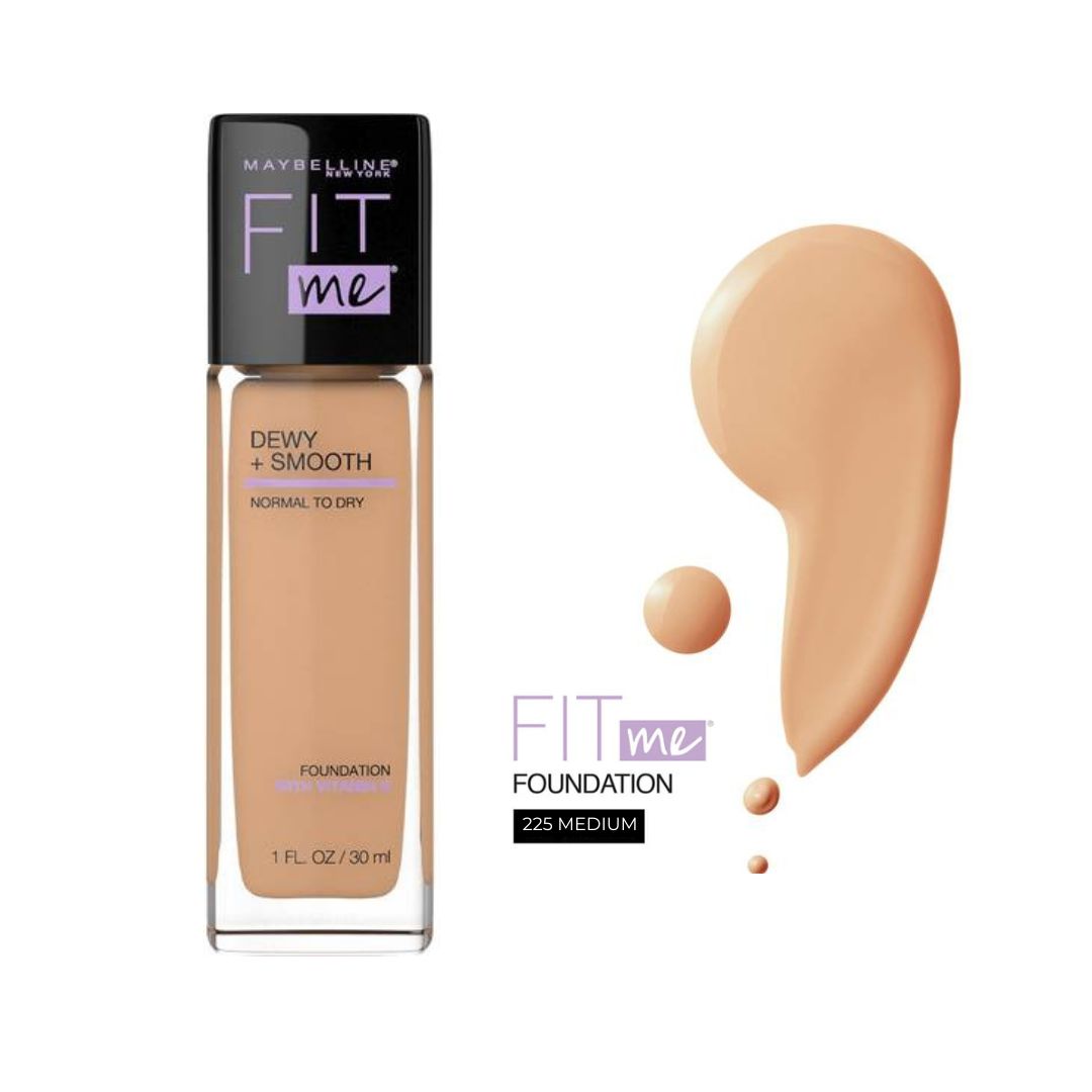 FIT ME® DEWY + SMOOTH FOUNDATION BASE SPF 18