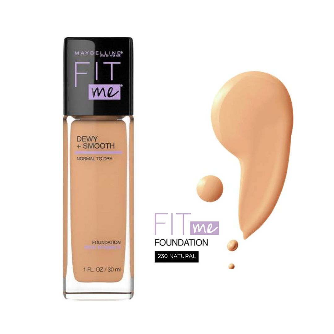 FIT ME® DEWY + SMOOTH FOUNDATION BASE SPF 18