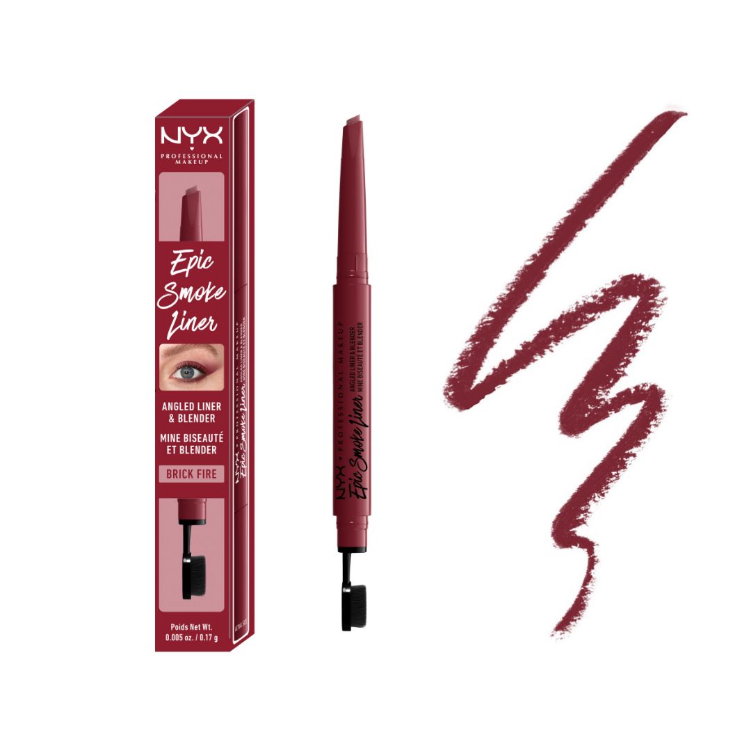 NYX MAQUILLAJE PROFESIONAL DELINEADOR DE HUMO ÉPICO, DELINEADOR DE OJOS AHUMADO VEGANO