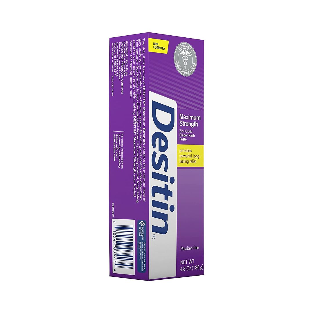 DESITIN CREMA PARA LA PAÑALITIS CON 40% DE ÓXIDO DE ZINC, 136gr