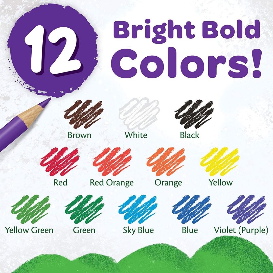 LÁPICES DE COLORES MARCA CRAYOLA