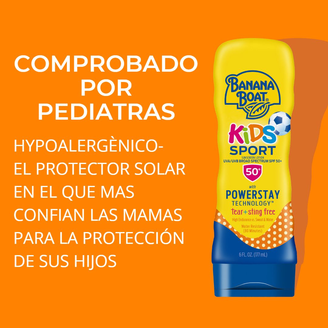 PROTECCOR SOLAR PARA NIÑOS BANANA BOAT 50 SPF