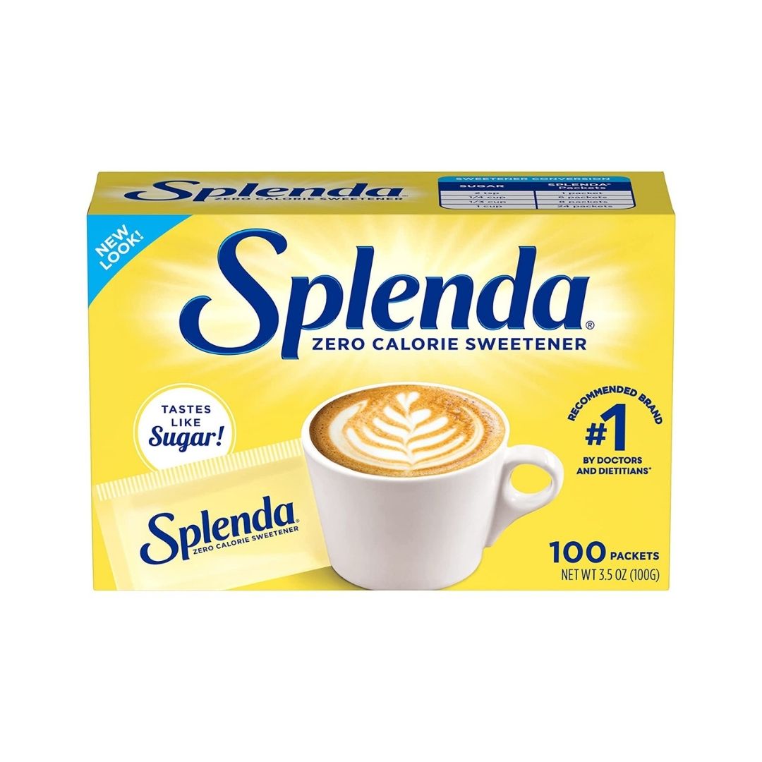 SPLENDA EDULCORANTE CERO CALORÍAS, 100 SOBRES