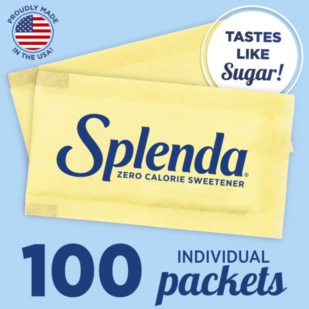 SPLENDA EDULCORANTE CERO CALORÍAS, 100 SOBRES