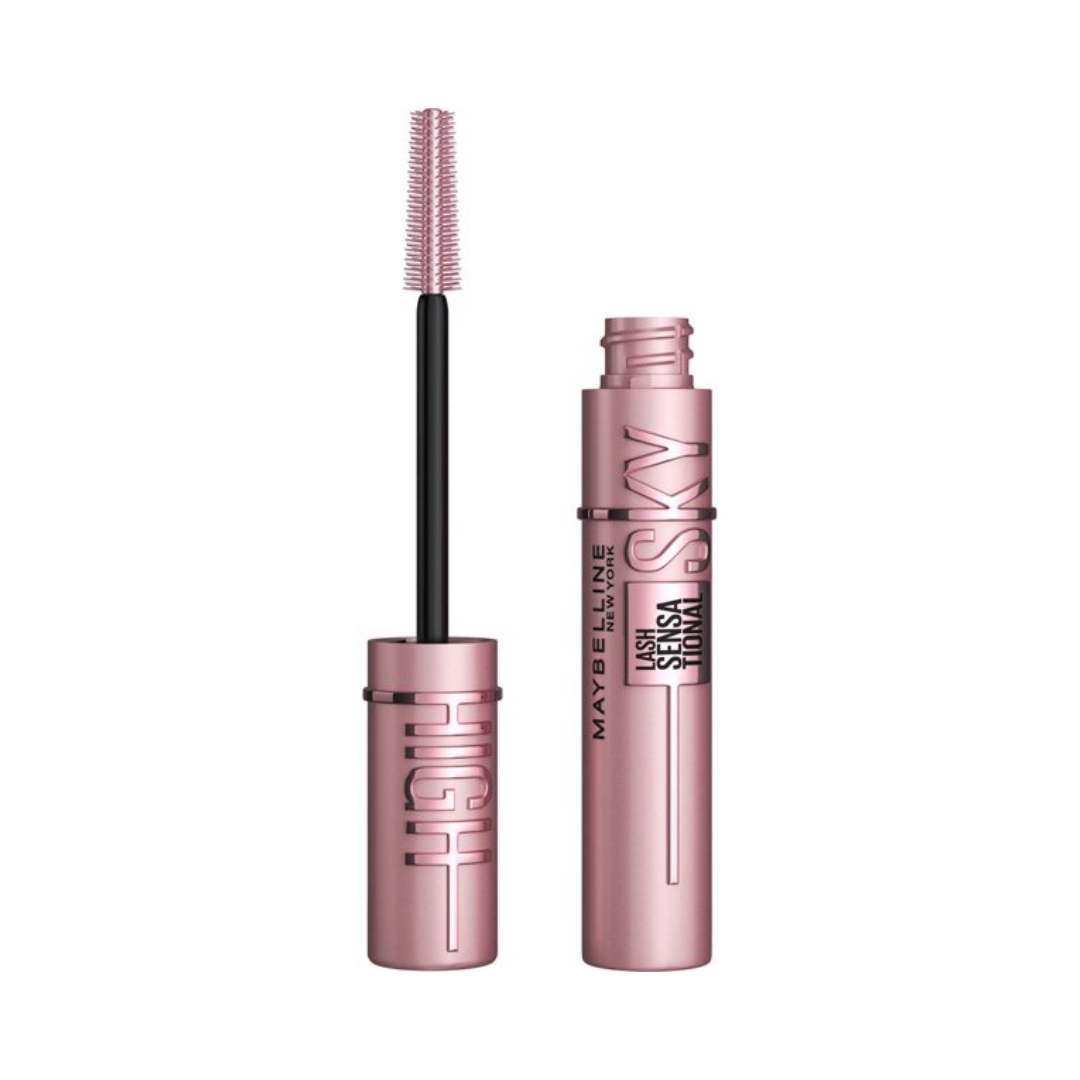 MASCARAS PARA PESTAÑAS SENSACIONALES, RESISTENTE AL AGUA NEGRO INTENSO