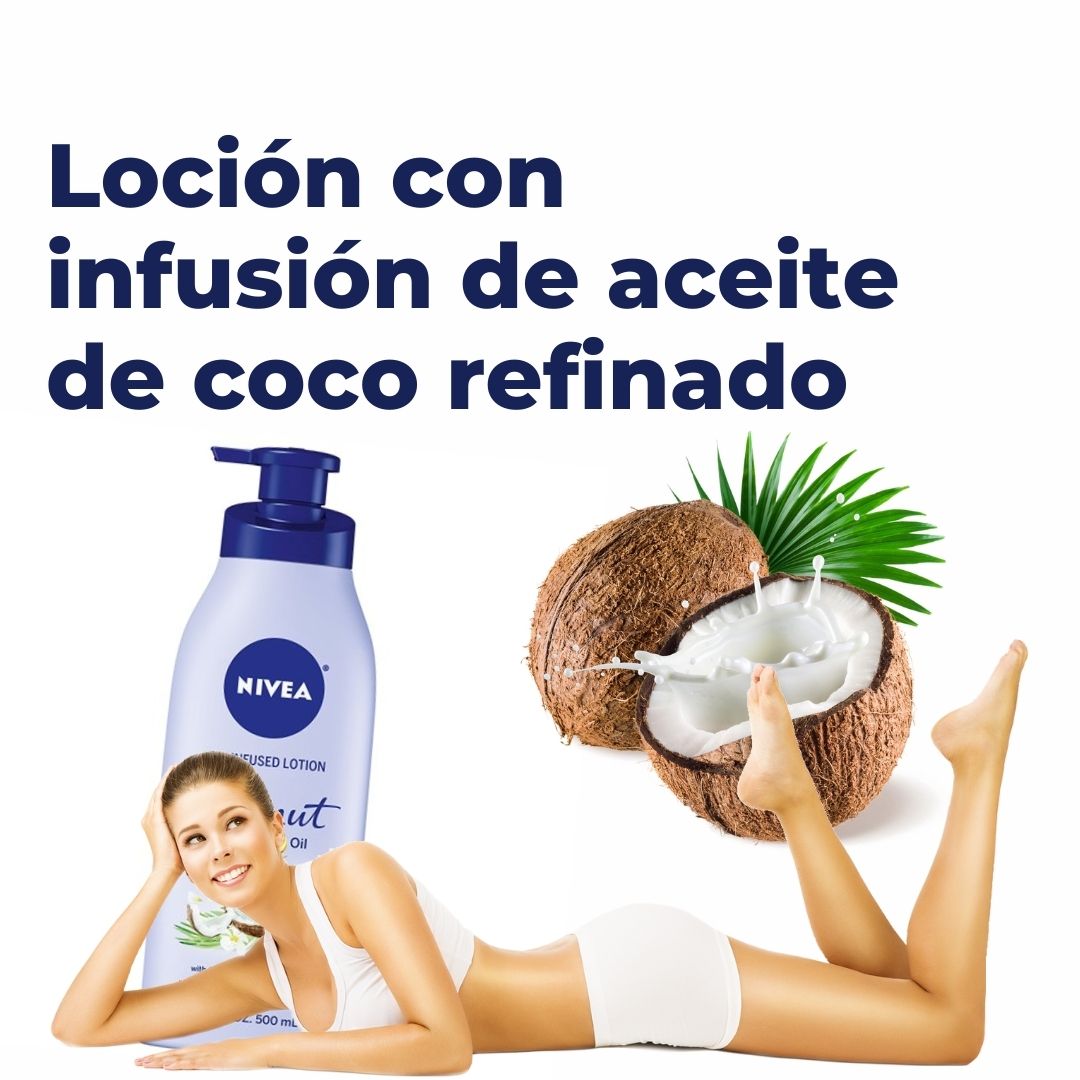 CREMA NIVEA CON ACEITE REFINADO DE COCO 500ML
