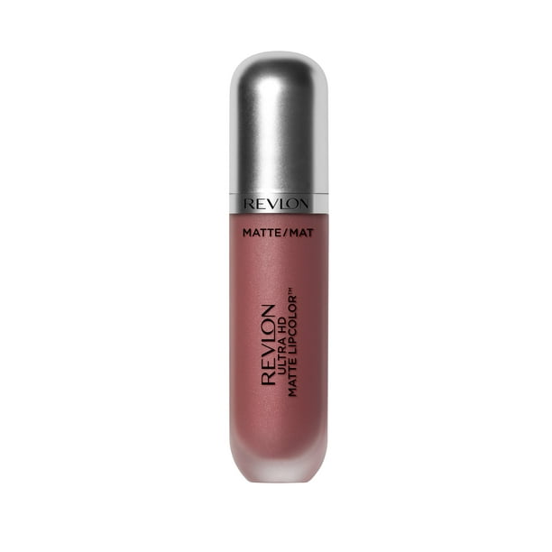REVLON ULTRA HD MATTE LiPCOLOR, LÁPIZ LABIAL MATE LIGERO Y ATERCIOPELADO