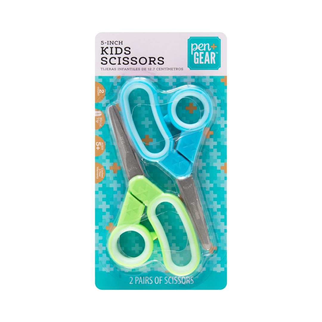 TIJERAS PARA NIÑOS PUNTA ROMA, 2 PIEZAS