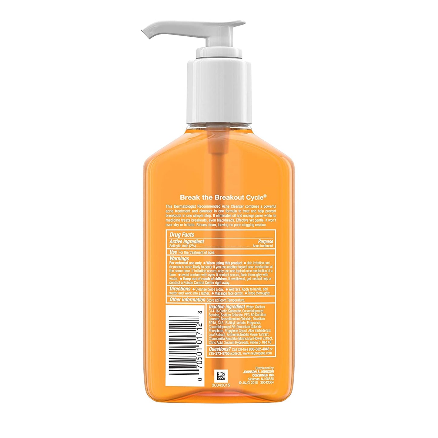 NEUTROGENA LIMPIADOR FACIAL PARA EL TRATAMIENTO DEL ACNÉ