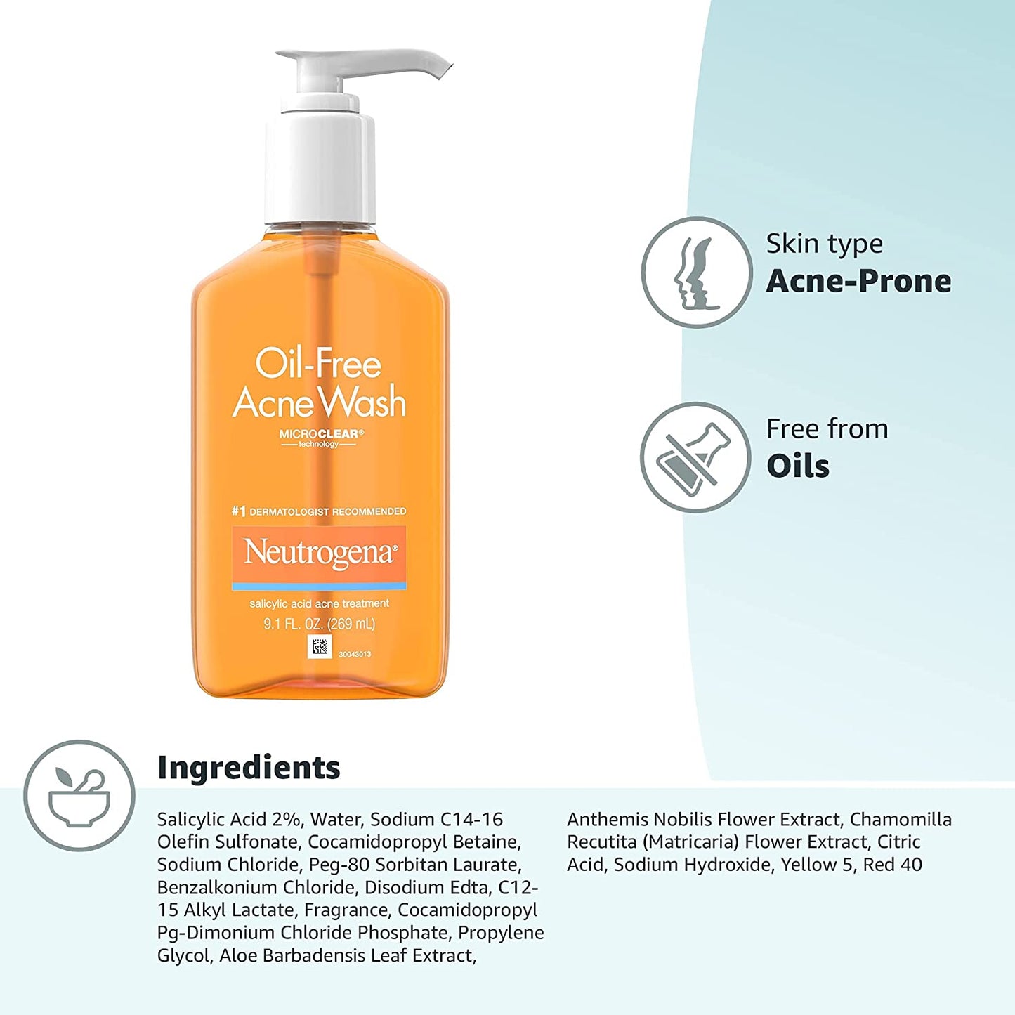 NEUTROGENA LIMPIADOR FACIAL PARA EL TRATAMIENTO DEL ACNÉ