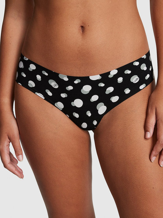 PANTI INVISIBLE TIPO TANGA ESTAMPADO PUNTOS PINK