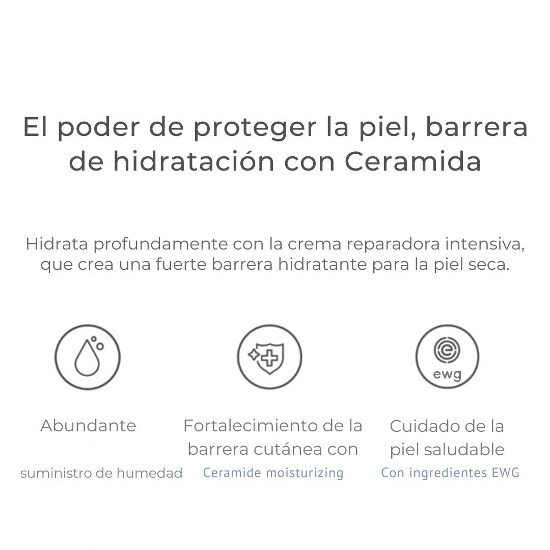 PYUNKANG YUL PKY CREMA REPARADORA INTENSIVA - CREMA HIDRATANTE DE CERAMIDA PARA PIEL SECA CON MANTECA DE KARITÉ Y ACEITE DE MACADAMIA