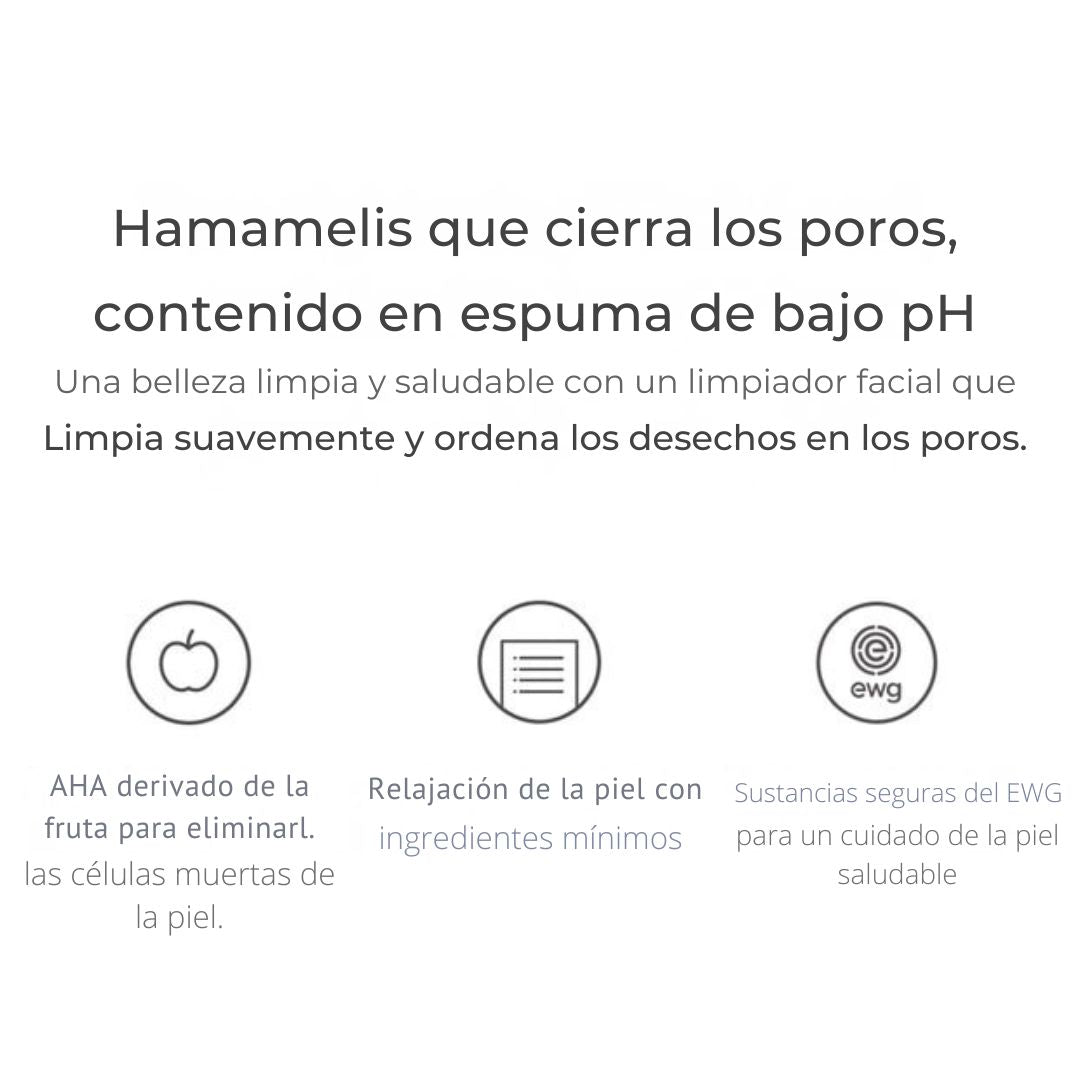 PYUNKANG YUL PKY - ESPUMA LIMPIADORA PROFUNDA DE POROS DE PH BAJO, LIMPIADOR DE POROS CON MICROBURBUJAS ESPONJOSAS, AHA, HAMAMELIS, CERO IRRITACIÓN, CUIDADO DE LA PIEL COREANO 100ML
