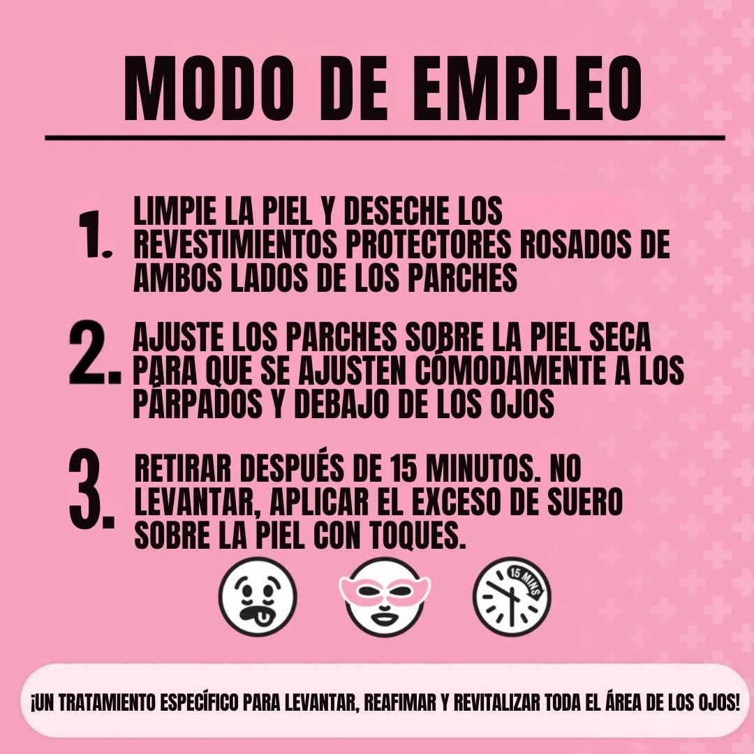 PEACE OUT PARCHES DE ELEVACIÓN DE OJOS DE RETINOL 5 UNIDADES