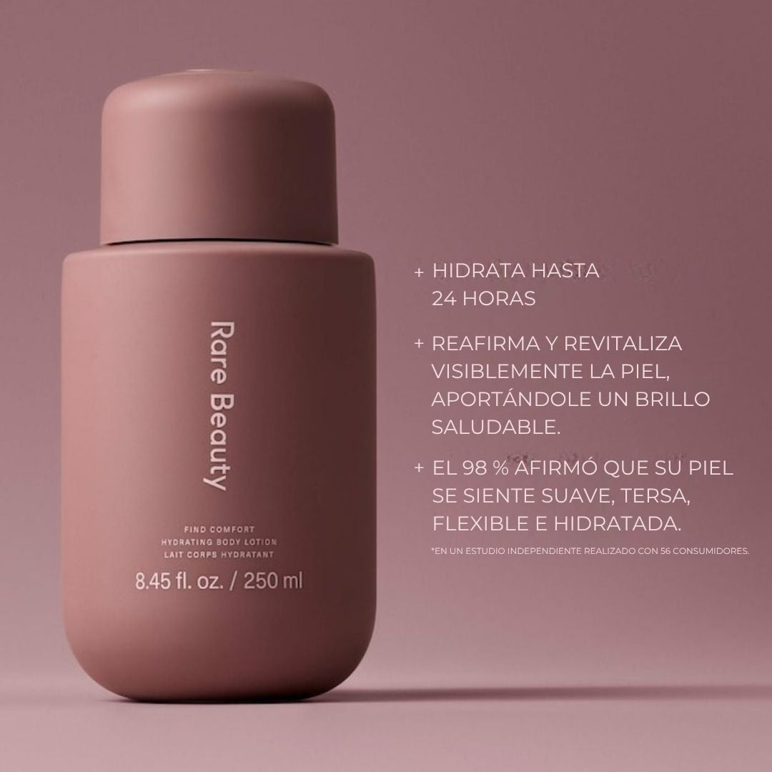 RARE BEAUTY BY SELENA GOMEZ | LOCIÓN CORPORAL HIDRATANTE CON NIACINAMIDA FIND COMFORT 250ML