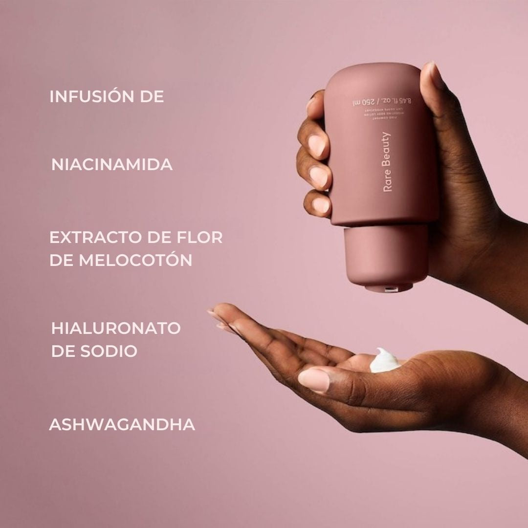 RARE BEAUTY BY SELENA GOMEZ | LOCIÓN CORPORAL HIDRATANTE CON NIACINAMIDA FIND COMFORT 250ML