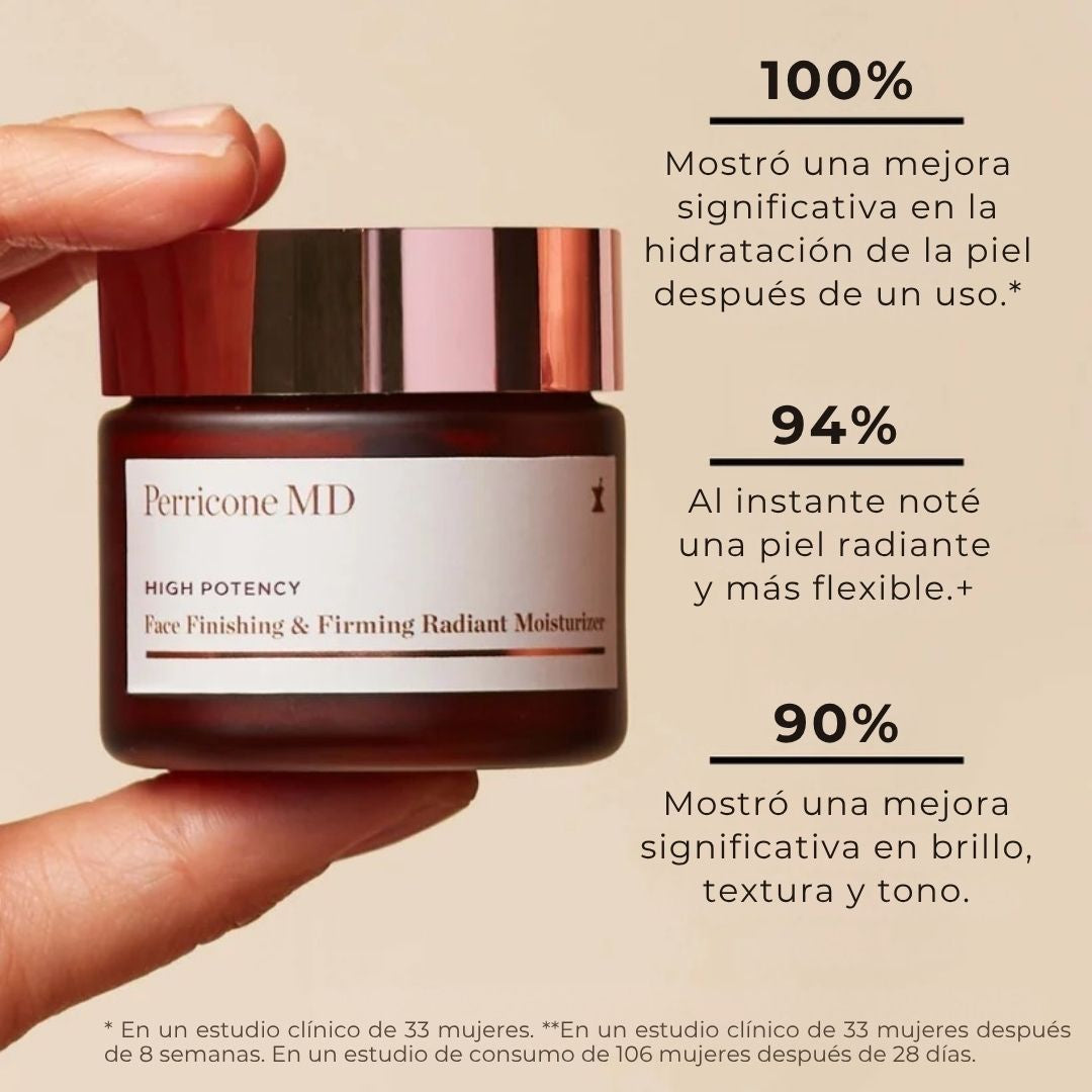 PERRICONE MD | DÚO DE CREMA HIDRATANTE FACIAL DE ALTA POTENCIA PARA ACABADO Y REAFIRMACIÓN