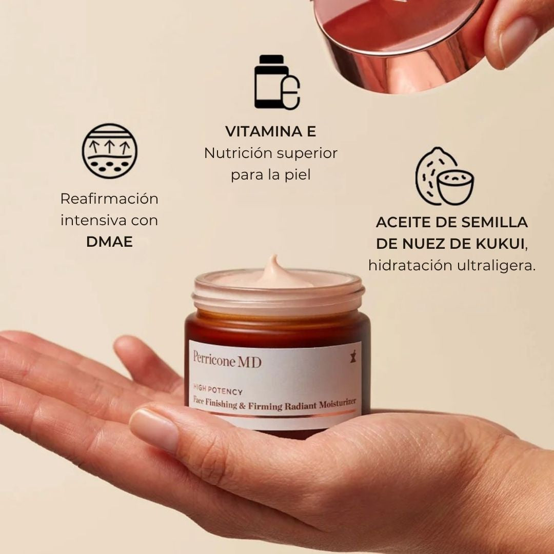 PERRICONE MD | DÚO DE CREMA HIDRATANTE FACIAL DE ALTA POTENCIA PARA ACABADO Y REAFIRMACIÓN