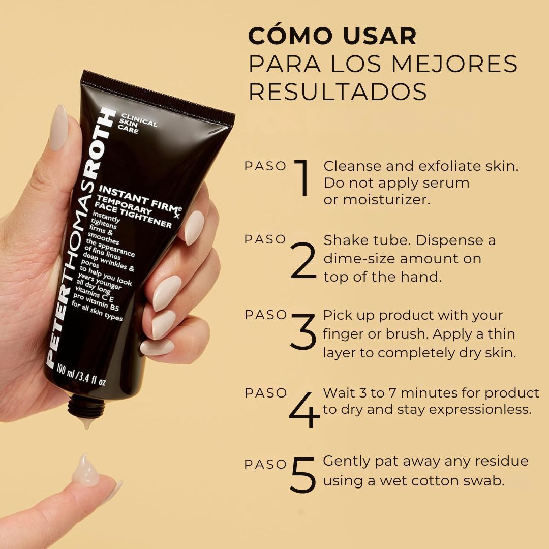 TENSOR DE CARA TEMPORAL INSTANTÁNEO DE PETER THOMAS ROTH 100ML
