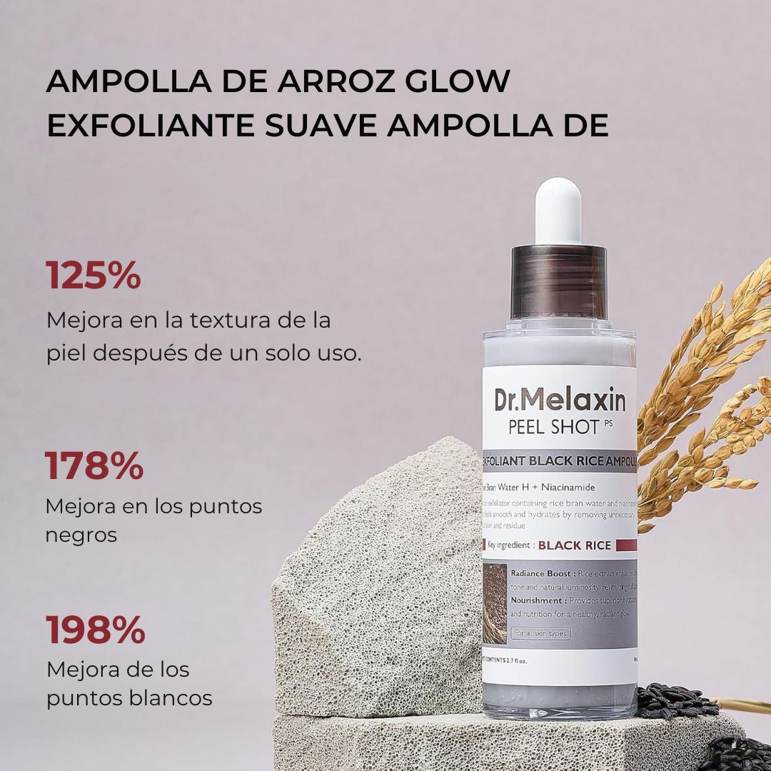 DR.MELAXIN PEEL SHOT - AMPOLLA EXFOLIANTE DE ARROZ SUAVE