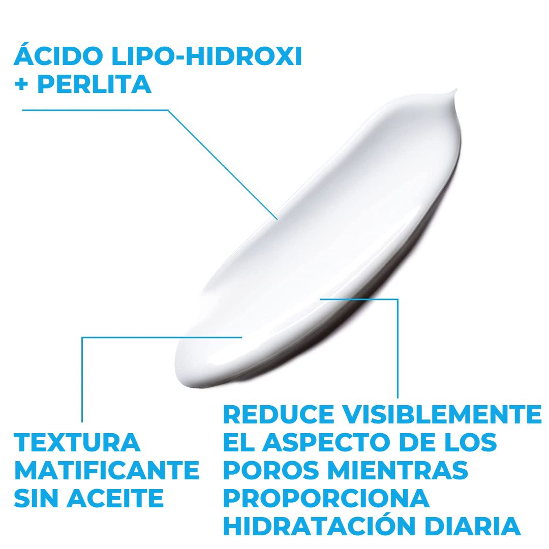 LA ROCHE-POSAY EFFACLAR MAT HIDRATANTE MATIFICANTE SIN ACEITE PARA EL ROSTRO, HIDRATANTE FACIAL PARA PIELES GRASAS