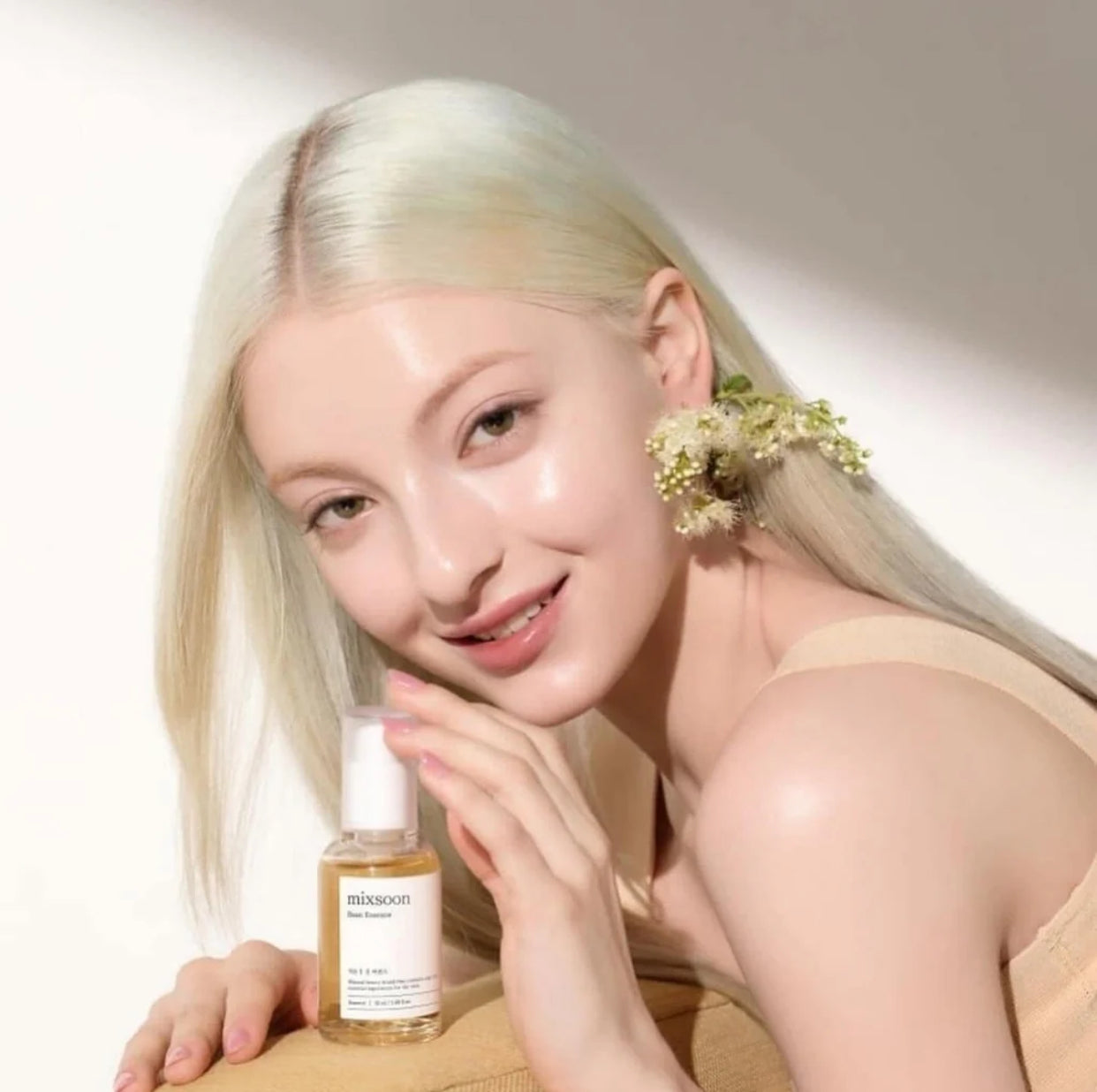 MIXSOON BEAN ESSENCE ESENCIA EXFOLIANTE HIDRATANTE COREANO PIEL DE VIDRIO