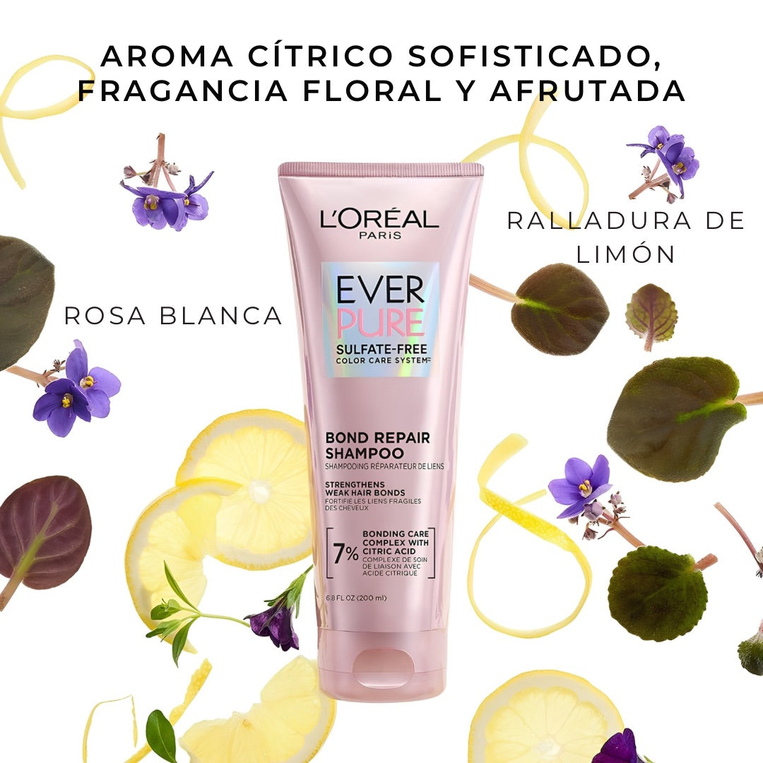 L'ORÉAL PARIS | ACONDICIONADOR REPARADOR SIN SULFATOS EVEPURE PARA CABELLO DAÑADO