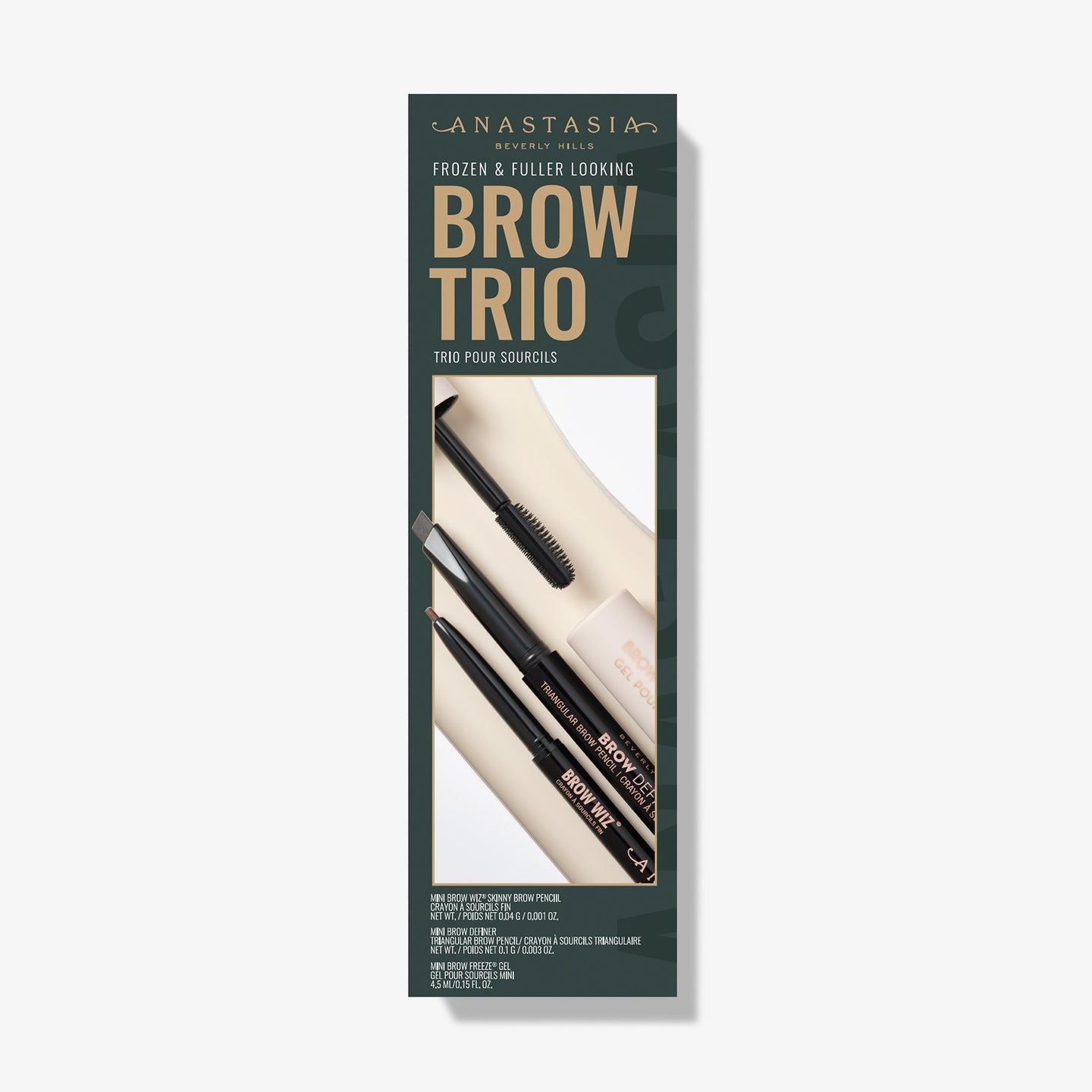 ANASTASIA TRIO DE CEJAS CON ASPECTO CONGELADO Y MÁS POBLADAS